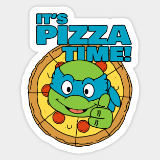 Leonardo Pizza Time Sticker